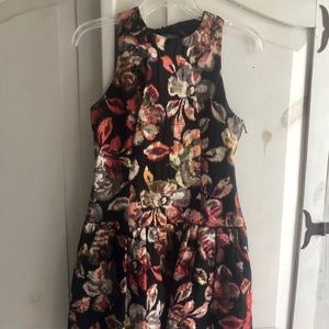 Sleeveless floral formal dress from Anthropologie